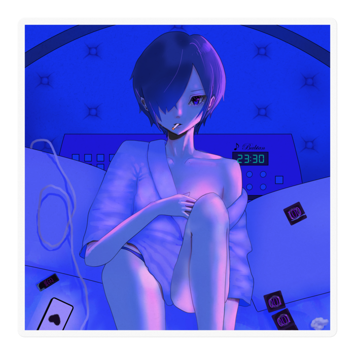 ステッカー - 100 x 100 (mm)