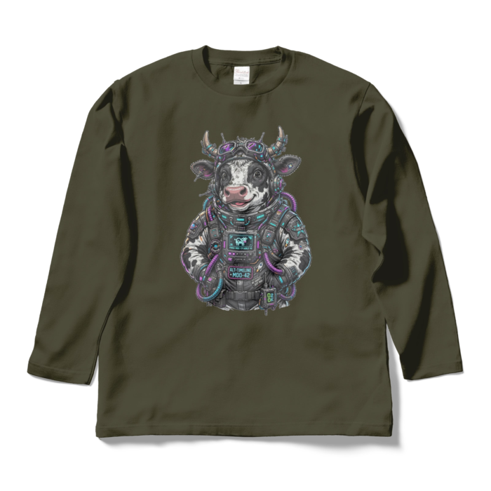 ロングスリーブTシャツ - L - アーミーグリーン