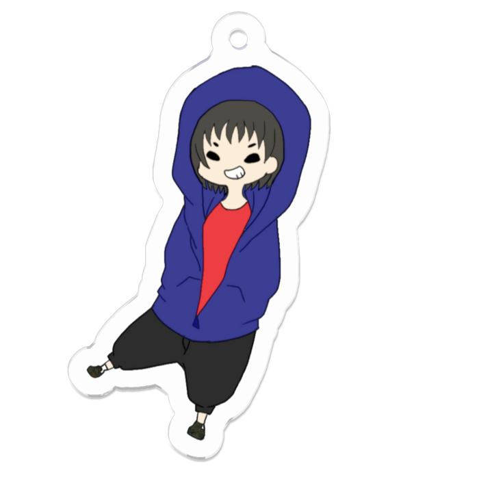 アクリルキーホルダー - 50 x 50 (mm)