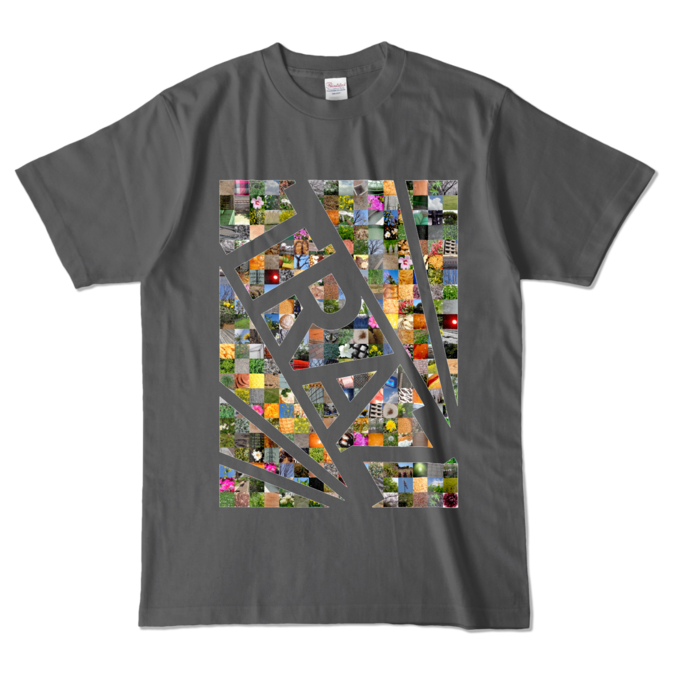 カラーTシャツ - L - チャコール (濃色)