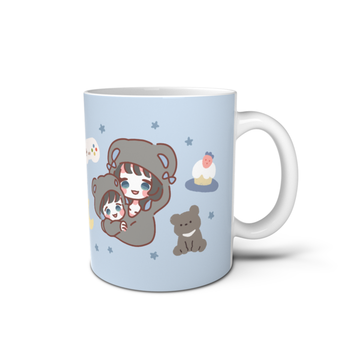 マグカップ - 直径 8 cm / 高さ 9.5 cm
