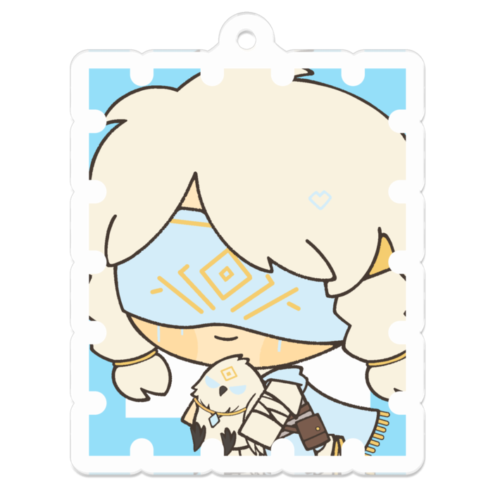 占い師 (White) - 50 x 50 (mm)