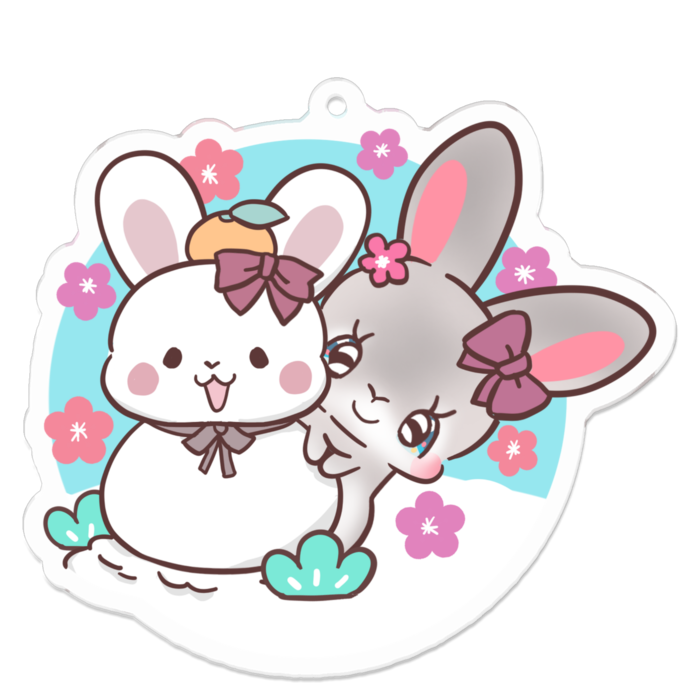 アクリルキーホルダー - 70 x 70 (mm)