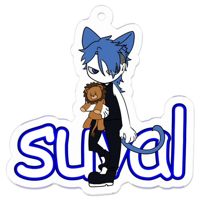 アクリルキーホルダー - 50 x 50 (mm)