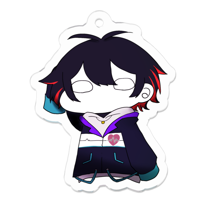 アクリルキーホルダー（コーティング） - 50 x 50 (mm)