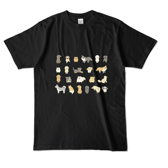 カラーTシャツ　黒　L