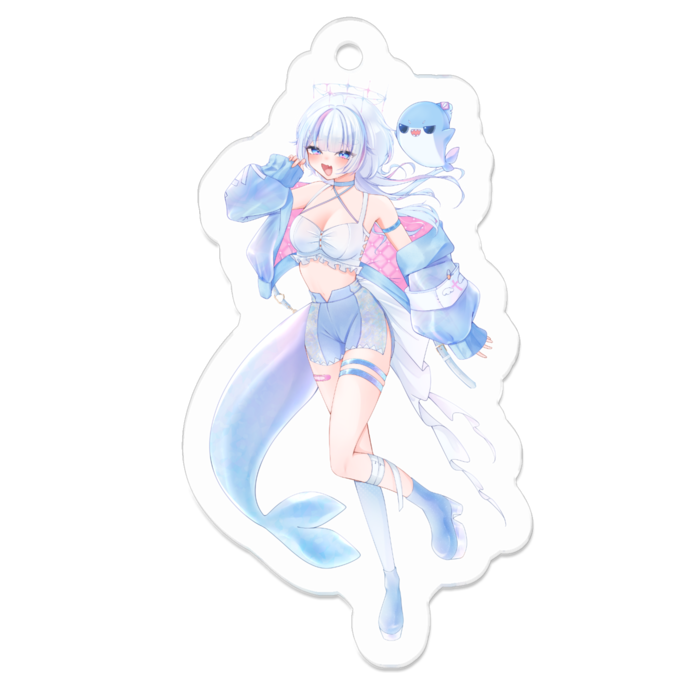 アクリルキーホルダー - 50 x 50 (mm)