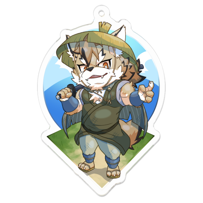 アクリルキーホルダー - 70 x 70 (mm)