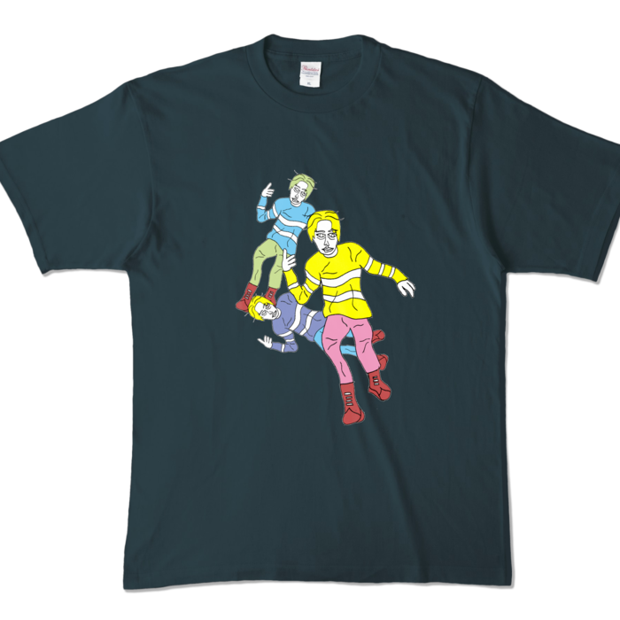 「シティボーイ」Tシャツ - XL - デニム (濃色)