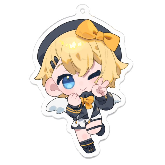 アクリルキーホルダー - 70 x 70 (mm)