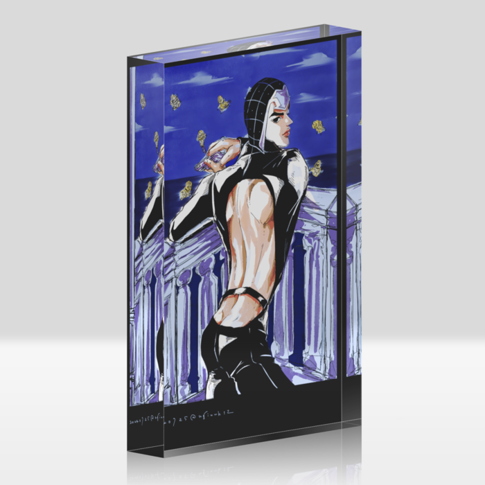 アクリルブロック - 100x148mm(Mista in black suit)