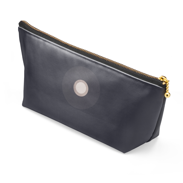 ポーチ - 長さ21.5cm / 高さ10cm - ブラック