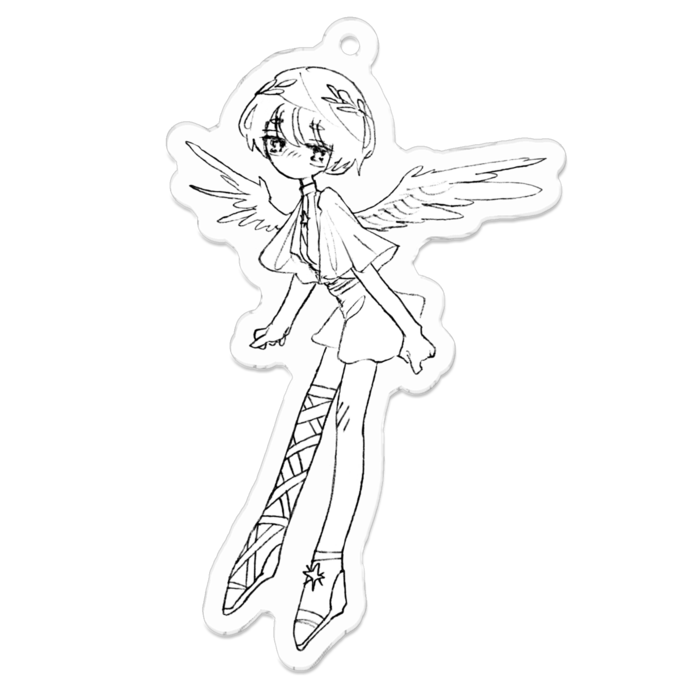 アクリルキーホルダー - 70 x 70 (mm)