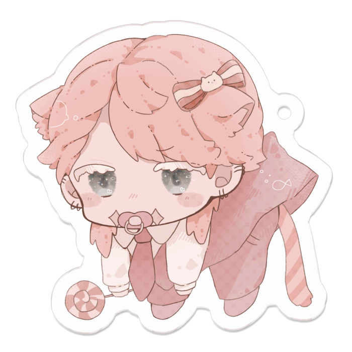 アクリルキーホルダー - 50 x 50 (mm)