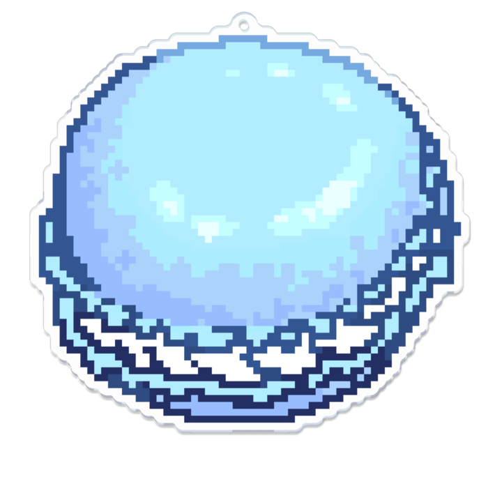 アクリルキーホルダー - 100 x 100 (mm)