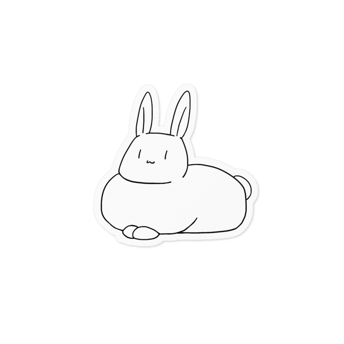 ステッカー - 100 x 100 (mm)