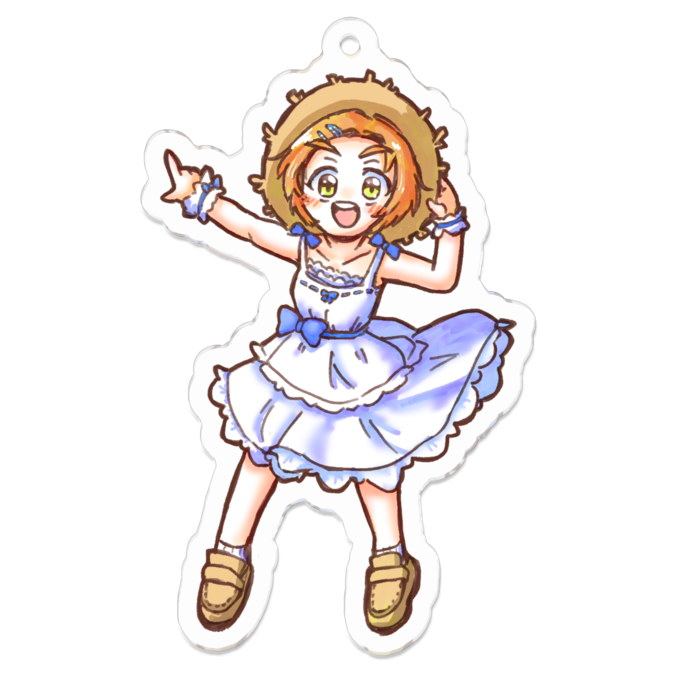 アクリルキーホルダー - 70 x 70 (mm)