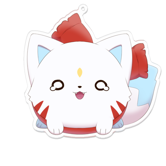 アクリルキーホルダー（コーティング） - 100 x 100 (mm)