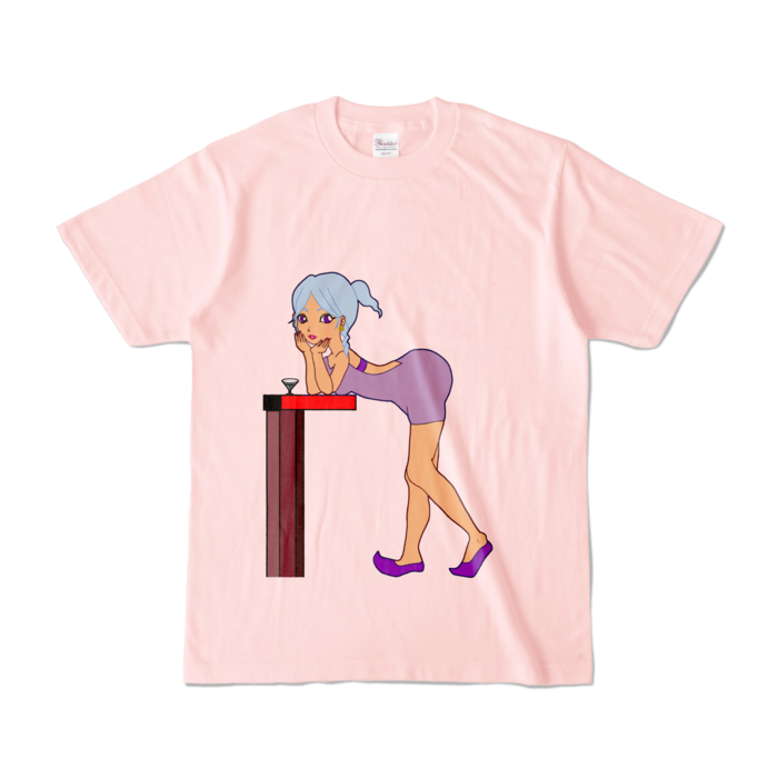 カラーTシャツ - S - ライトピンク (淡色)