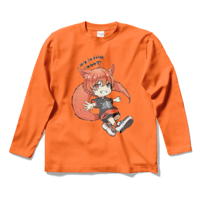 ロングスリーブTシャツ - S - オレンジ