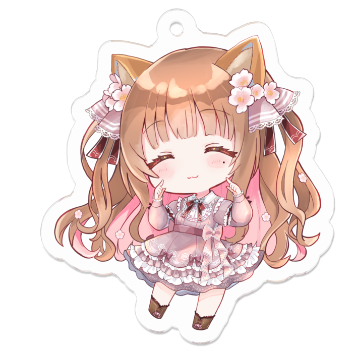 アクリルキーホルダー - 50 x 50 (mm)