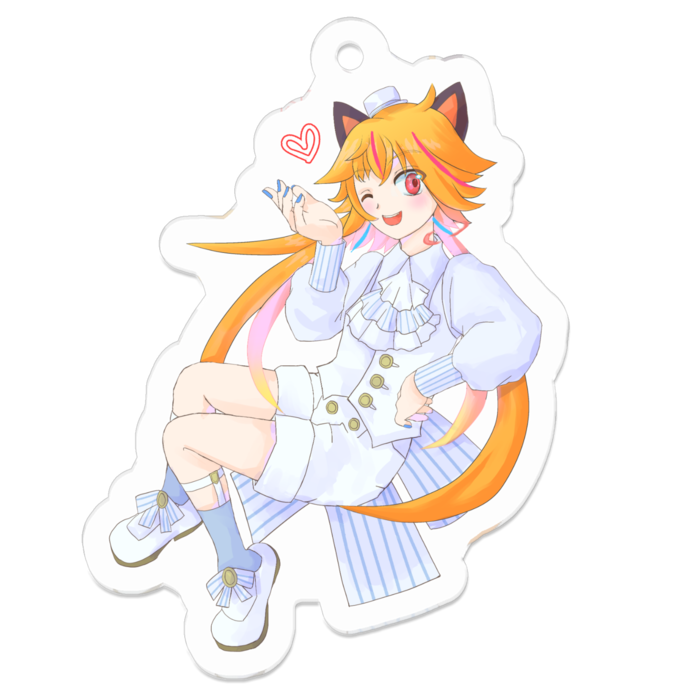 アクリルキーホルダー - 50 x 50 (mm)