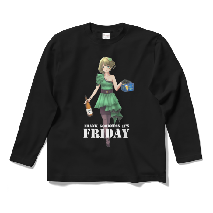 ロングスリーブTシャツ - S - ブラック