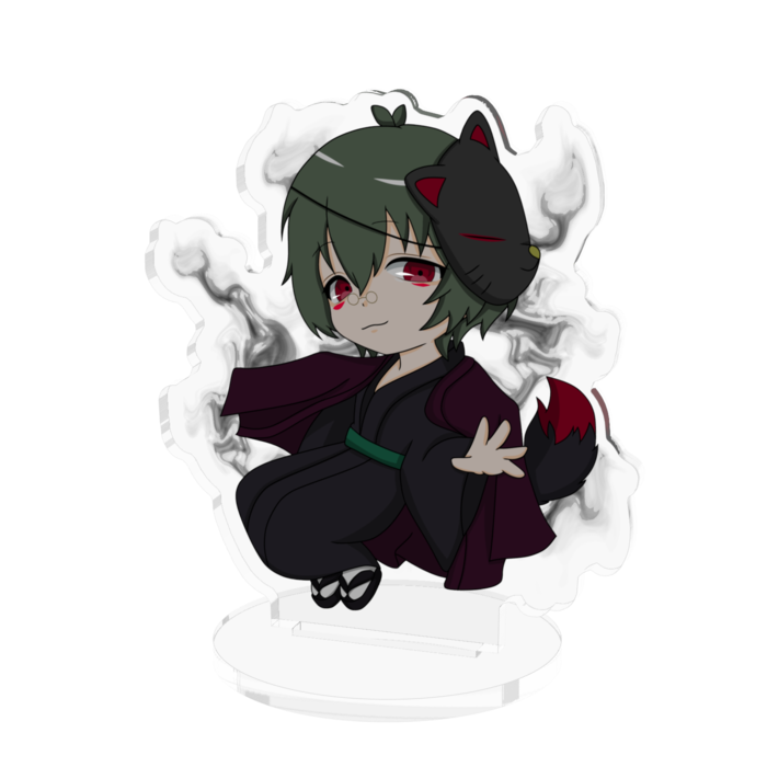 闇堕ちSDアクスタ(黒:オーラ有り)- 70x70mm