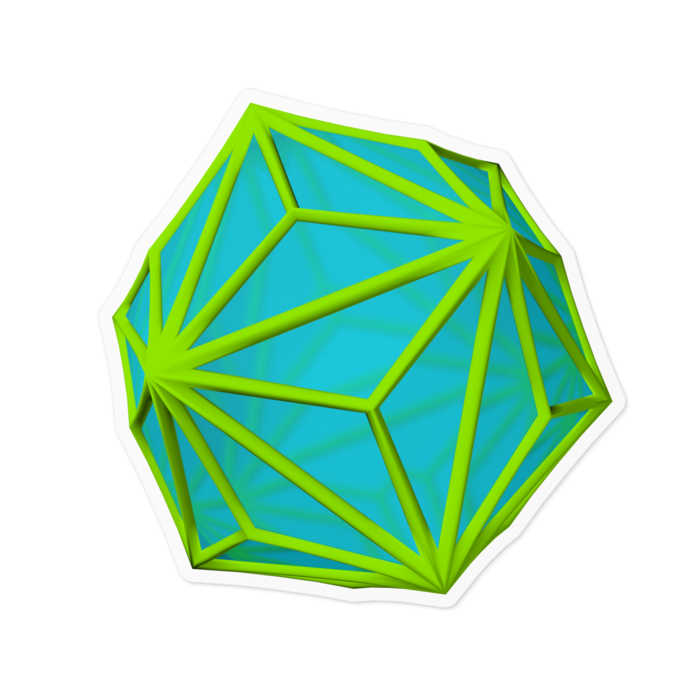 ステッカー - 100 x 100 (mm)