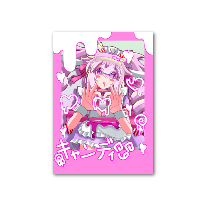 フォト風カード - 縦 - 両面 - キャンディ