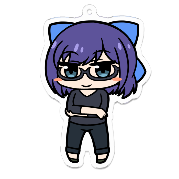 アクリルキーホルダー - 70 x 70 (mm)