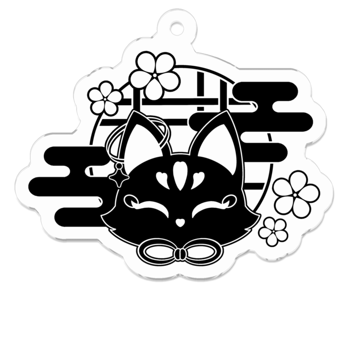 アクリルキーホルダー - 50 x 50 (mm)