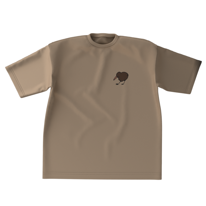 キウイビッグシルエットTシャツ - XL - サンドベージュ