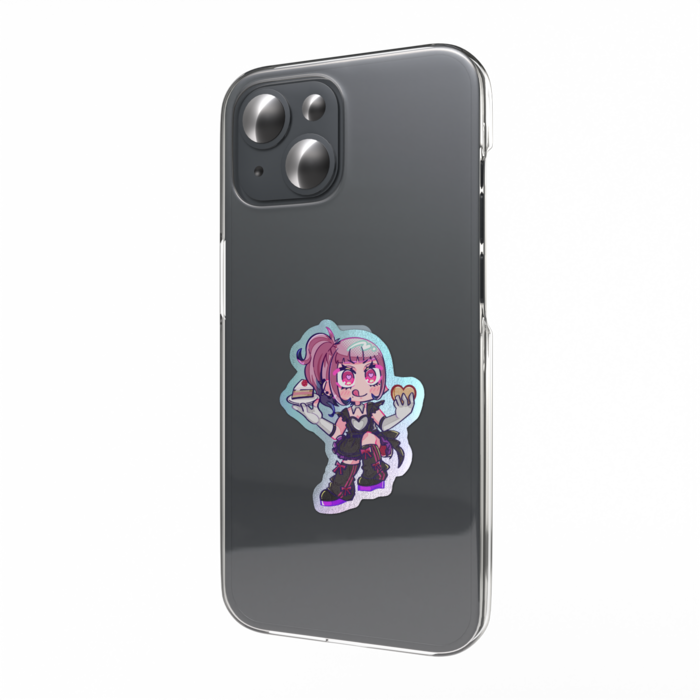 オーロラスマホステッカー - 縦