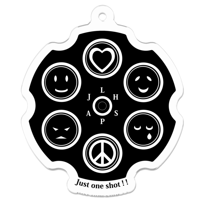 アクリルキーホルダー - 50 x 50 (mm)