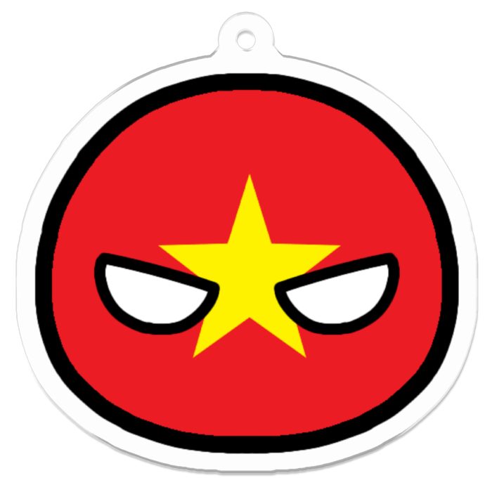 アクリルキーホルダー - 50 x 50 (mm)