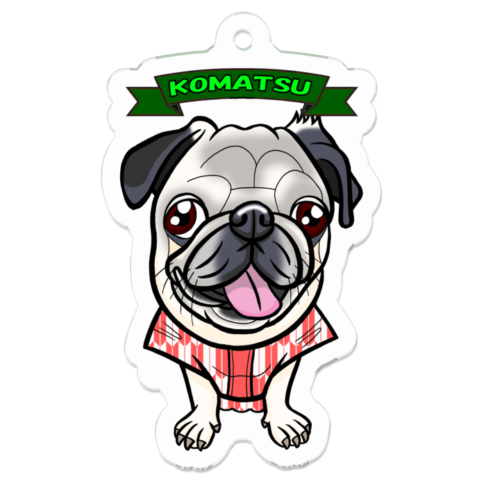 アクリルキーホルダー - 50 x 50 (mm)