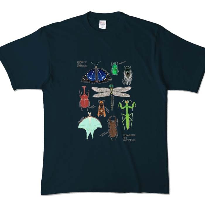 カラーTシャツ - XL - ネイビー (濃色)