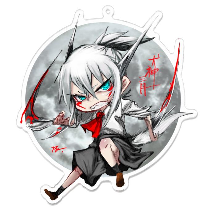 アクリルキーホルダー - 100 x 100 (mm)