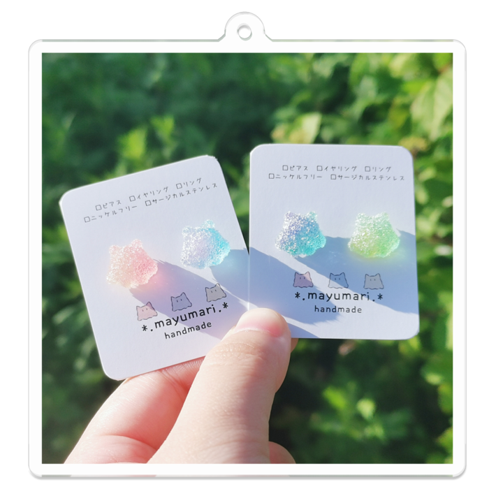 アクリルキーホルダー - 70 x 70 (mm)