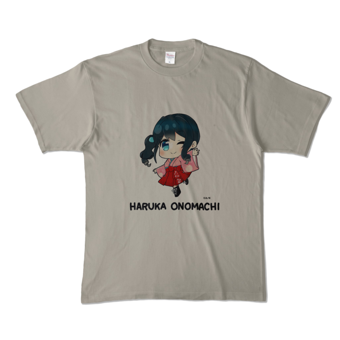 小野町春香_オリジナルTシャツ2025　シルバーグレーXL