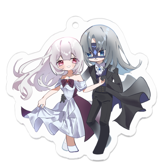 アクリルキーホルダー - 50 x 50 (mm)