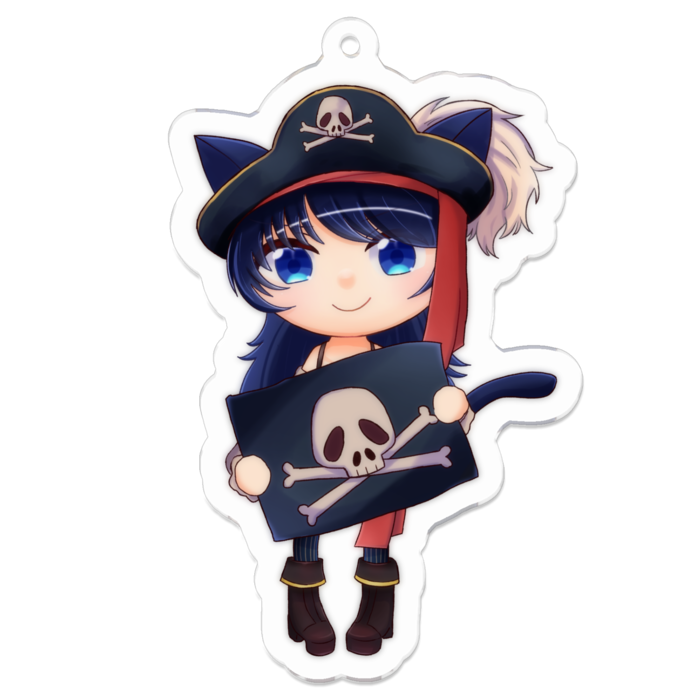 アクリルキーホルダー - 70 x 70 (mm)