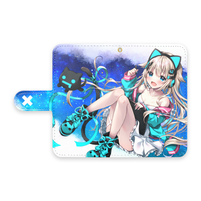 手帳型Androidケース - S - ストラップ穴 あり