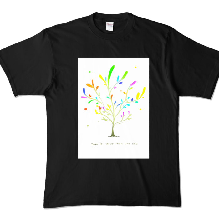 カラーTシャツ - XL - ブラック (濃色)