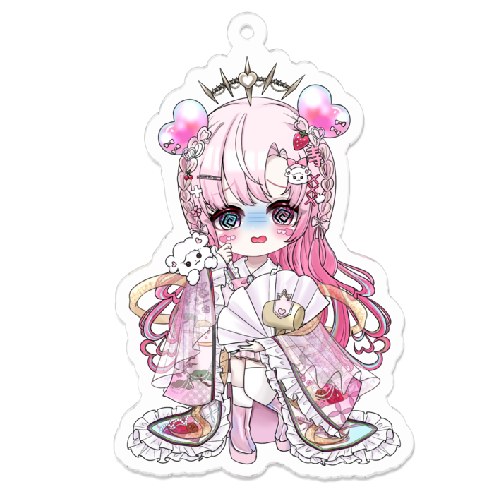 アクリルキーホルダー - 70 x 70 (mm)