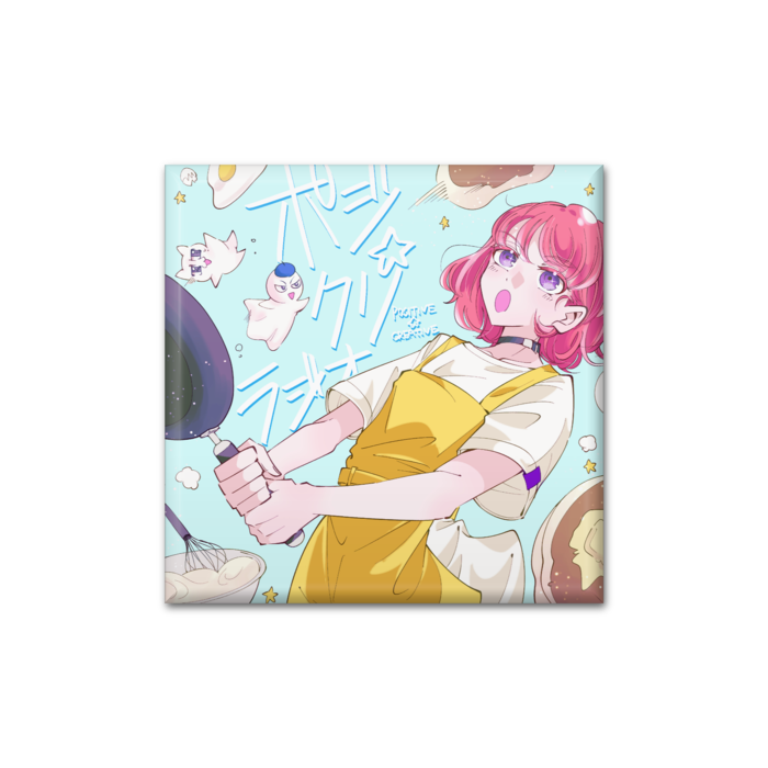 缶バッジ - 四角形40mm