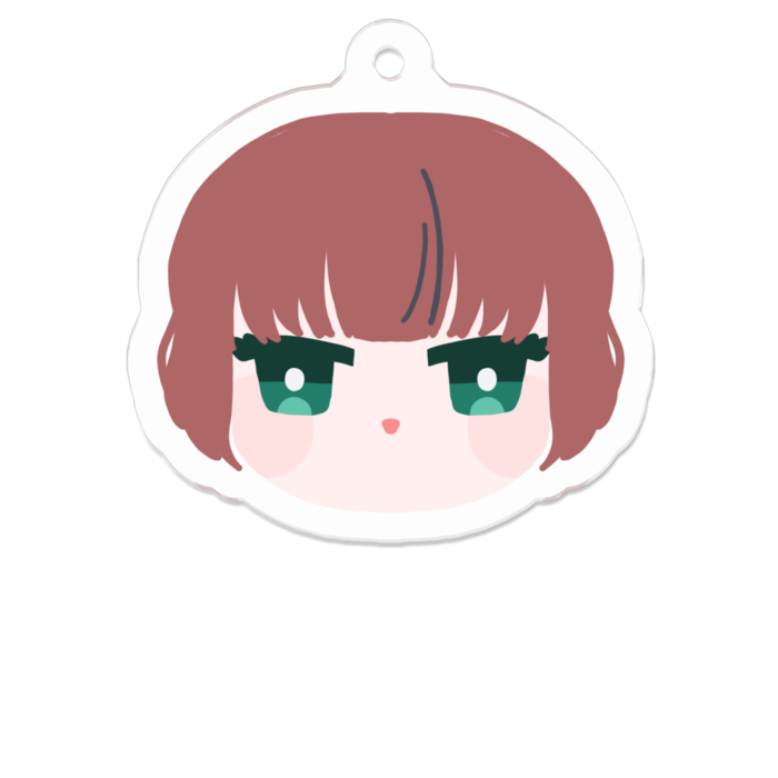アクリルキーホルダー - 50 x 50 (mm)