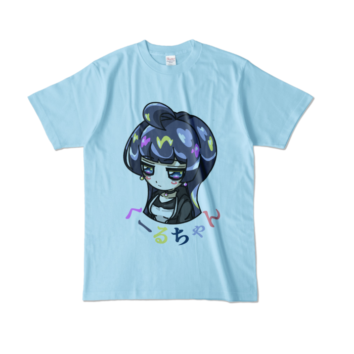 カラーTシャツ - L - ライトブルー (淡色)