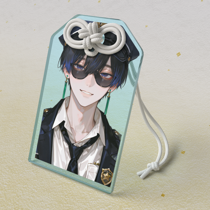 アクリルお守り - 50 × 80mm